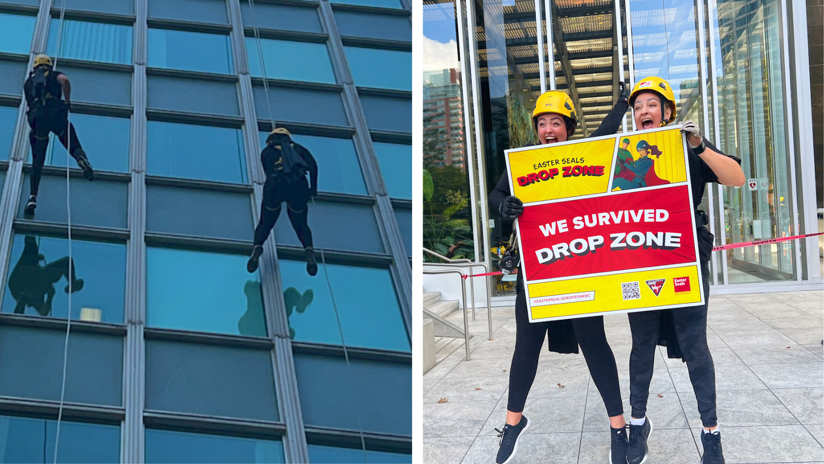 KPU employee descends 25storey tower for diabetes awareness Kwantlen